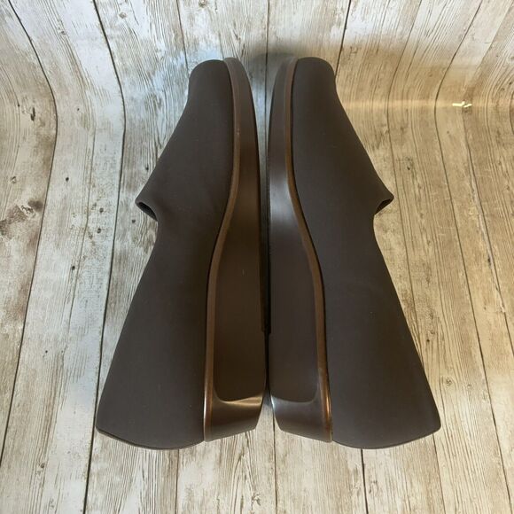 SAS BLISS Slip-On Wedge Shoes Brown Stretch Loafer Tripad Comfort USA Size 10 M - Picture 6 of 9